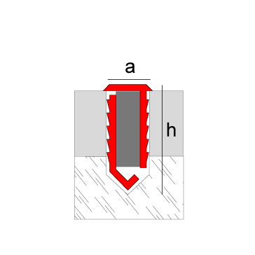 Novojunta Decor Flecha Aluminio