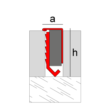 Novojunta Decor Flecha Acero inoxidable